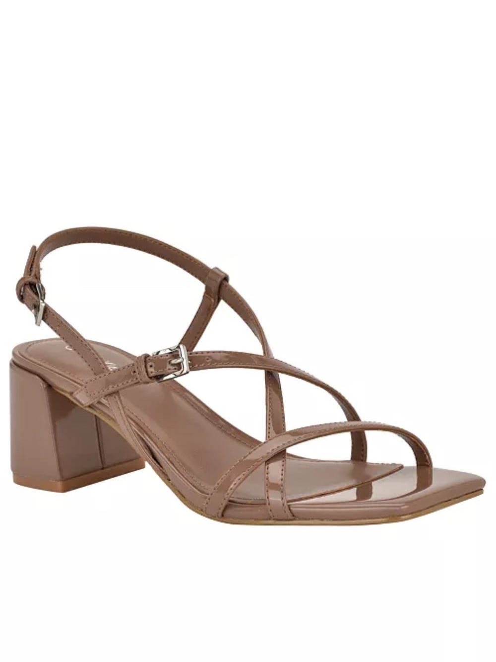 Calvin Klein Women's Pandy Strappy Block Heel Sandals